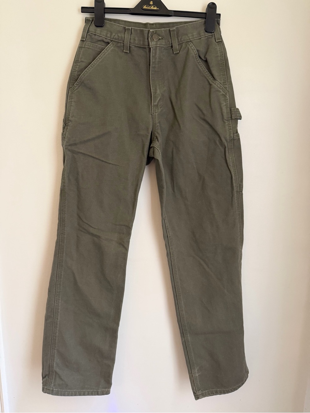 Carhartt B11 MOS Carpenter Pants Men’s 29x32 Green Loose Original Fit Canvas